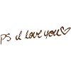 P.S. ICH LIEBE DICH!