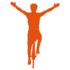 Rennradfahrer - Gewinner