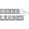 Cheerleaderschriftzug Bow