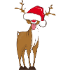 A naughty reindeer