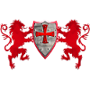 Loewen with the Knight's shield