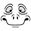 Insecure Anxious Comic Cartoon Face