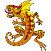 Echse (orange)
