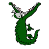 Crocodile affamé