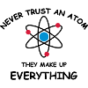 Never trust an atom