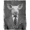 Cochon cravate