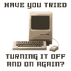 Computer off and on again