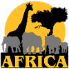 Africa - Sunset in the savanna
