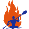Canoe fire flame