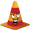 Traffic Cone Smiley
