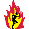 Runner flame