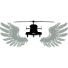 Helicopter with wings