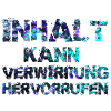Verwirrung blau