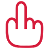 middle finger