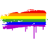 Rainbow Flag Graffiti