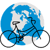 Earth with bicycle