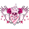 Skull / Skull Pink Glamour