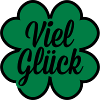 Viel Glück Kleeblatt
