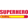 Superhero loading Ladebalken Lustig