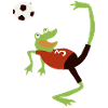 Fussballfrosch