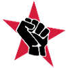 red star with fist