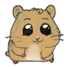 Dicker kuschel Hamster
