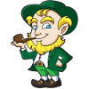 Leprechaun Pipe Charm