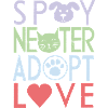Spay, nouveau, adopter, aimer