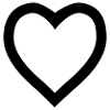 Heart outline