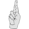 crossed fingers