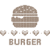 Strickmuster: Burger Love