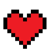 Pixel heart