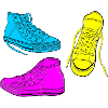 trainers coloured