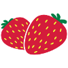 fraises Strawberry baies