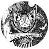 Eule Baum Mond Fledermaus