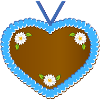 Wiesn Herz Blau