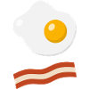 Minimal Bacon & Egg