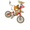 Cow mountainbiking