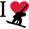 I Love Snowboarding