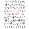 Psycho Horror Devil Demon tekst font ridser
