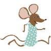 Maus geht baden