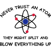 Atoms blow up