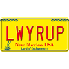LWYRUP Retro Nummernschild Motiv