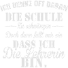 Lehrerin - schwänzen