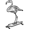 Flamingo Longboard