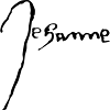 Signature Jehanne Darc