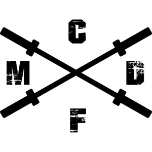CFMD Crossed Barbells dunkel
