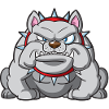 Bulldog Grump with Spiked Collar