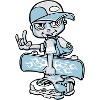Skater boy flex
