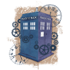Steampunk policebox